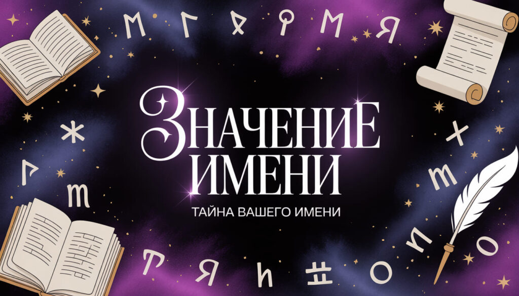 Значение имени — тайна вашего имени